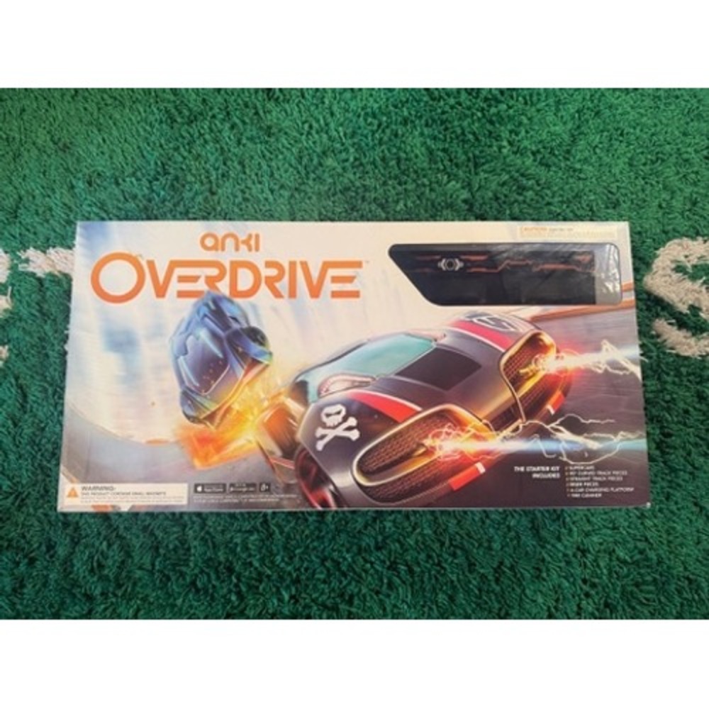 Anki Overdrive Starter Kit Kids OS Black Good Robotic Racing Set 4 Cars